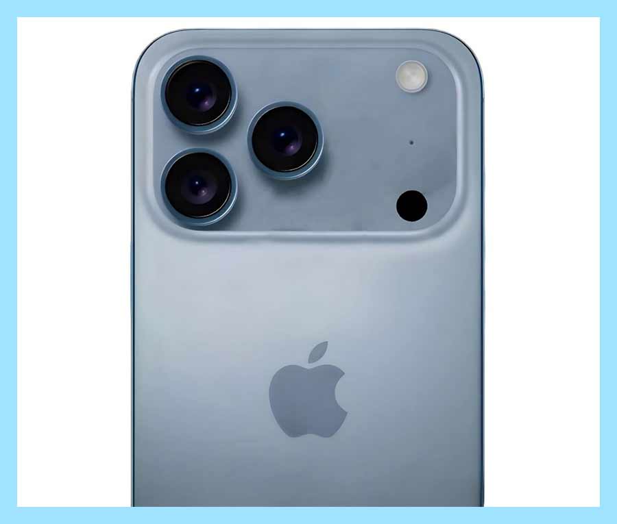 What the iPhone 17 Pro in Sky Blue could look like.