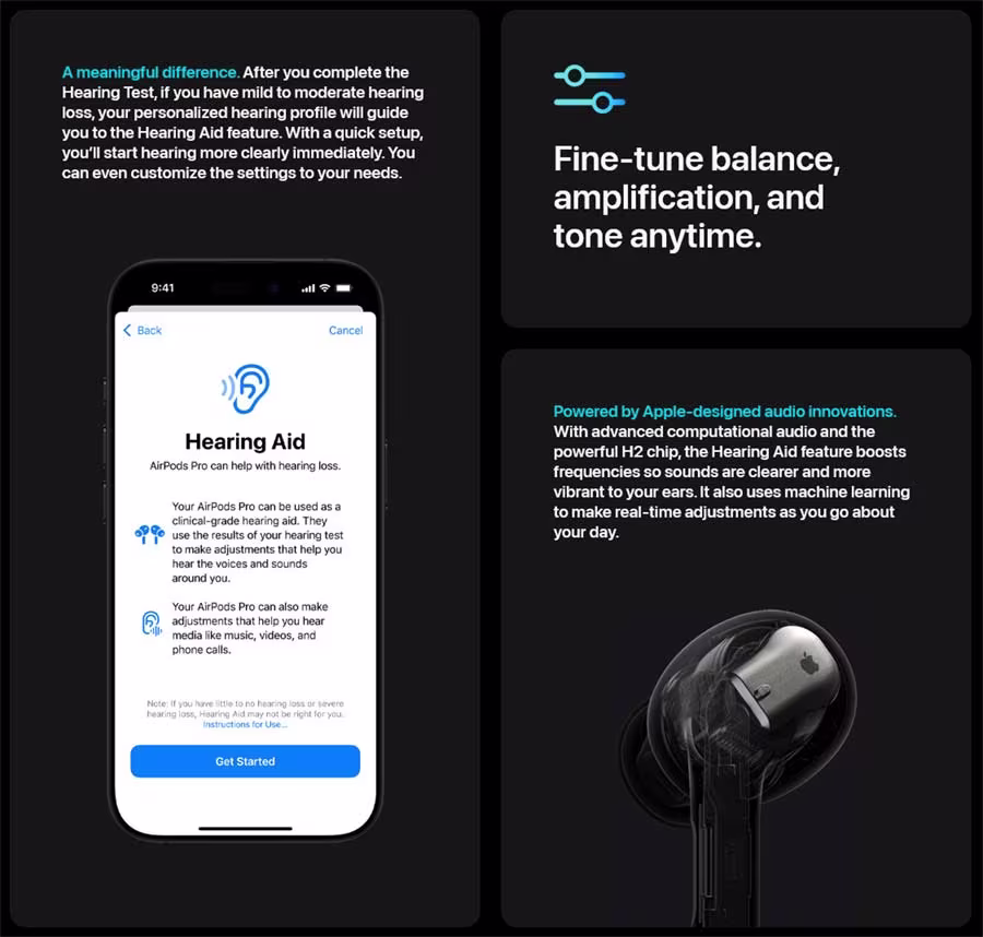 AirPods Pro 2 Hearing Aid