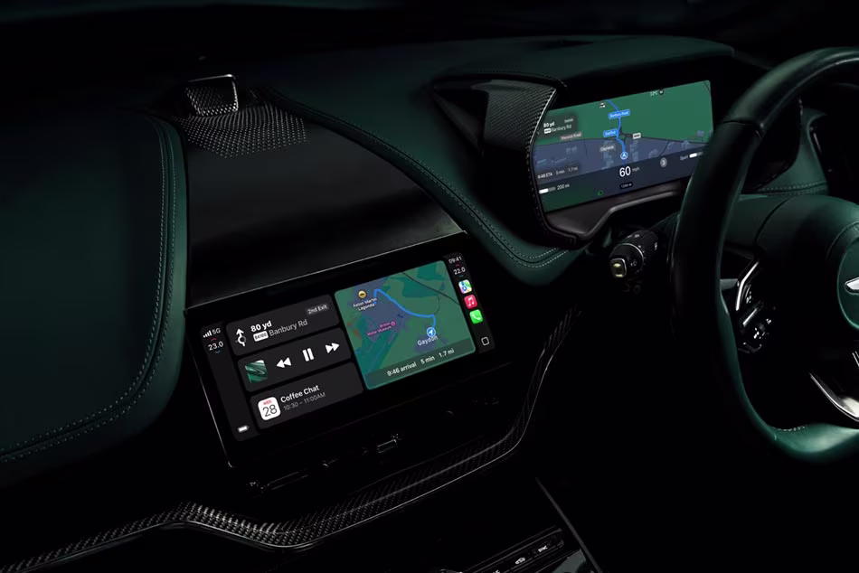 CarPlay Ultra in the Aston Martin