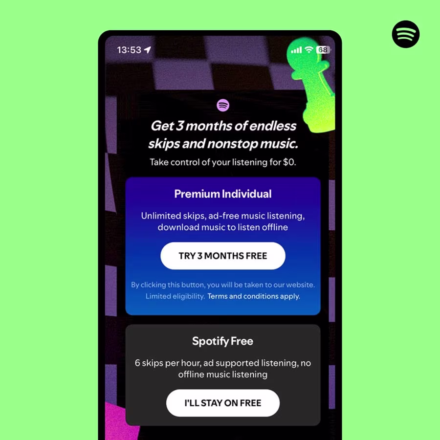 spotify subscriptions