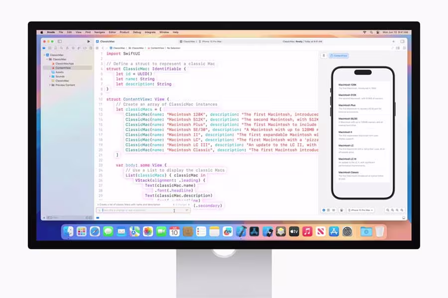 Apple's Swift Assist coding