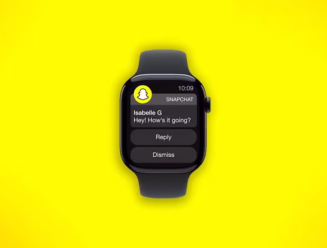 Snapchat for Apple Watch Now Available