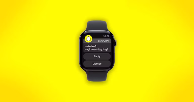 Snapchat for Apple Watch Now Available
