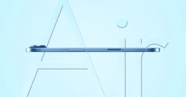 iPhone 17 Air Sky Blue Model Shown in New Hands-On Video