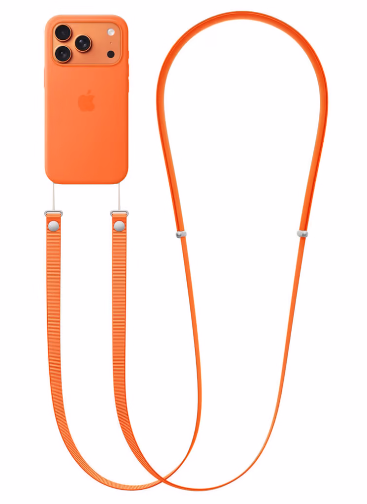 Iphone 17 Crossbody Strap In Orange