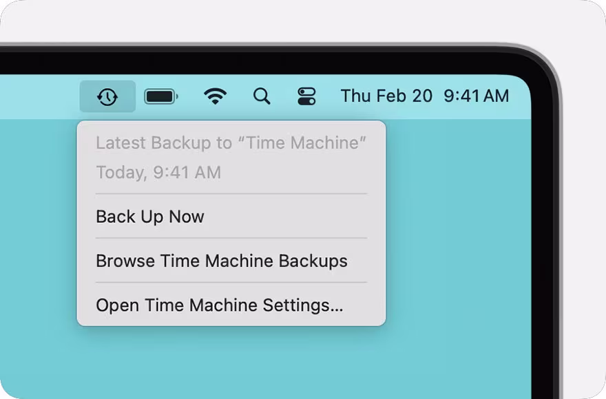 Macos Time Machine Backup