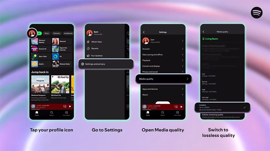 Spotify How To Enable Lossless Audio Streaming