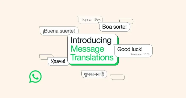 WhatsApp Adds Built-In Message Translation, Here’s How It Works