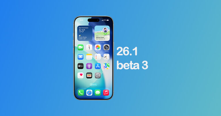 Download: iOS 26.1 Beta 3 and iPadOS 26.1 Beta 3 Released for Developers