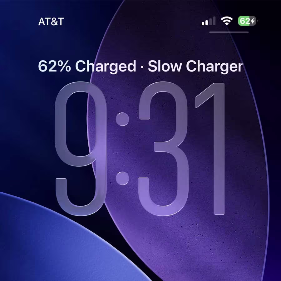 Ios 26 Iphone Slow Charger Message