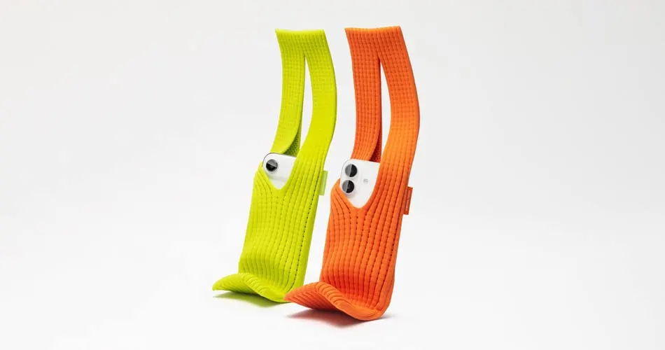 Iphone Pocket In Orange And Green