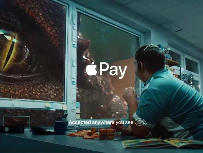 Apple’s Latest Apple Pay Ad Turns a Dinosaur Chase Into a Comedy Moment