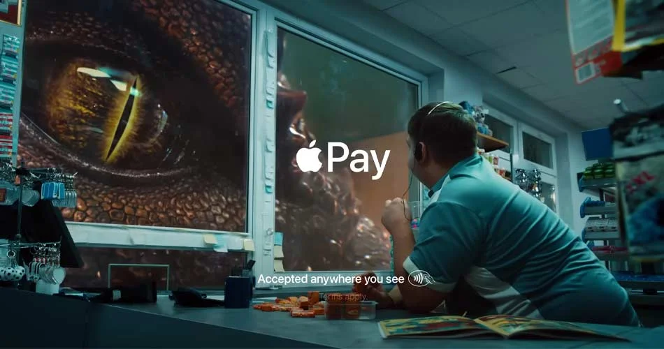Apple Pay Dinosaur Ad