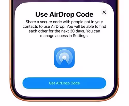 IOS 26.2 Airdrop Code Sharing