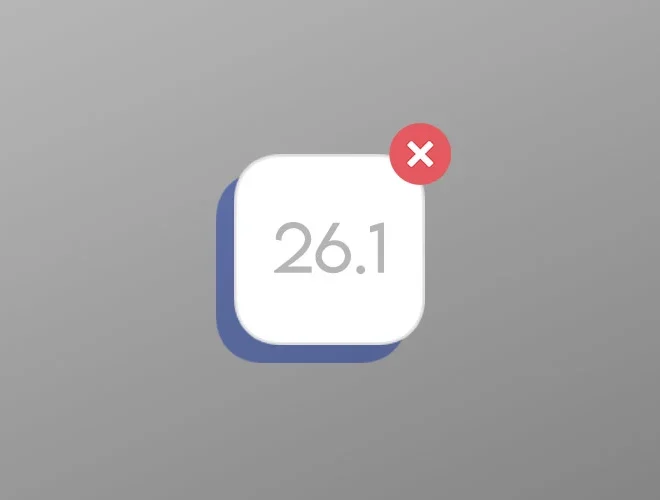 Apple Stops Signing iOS 26.1: Downgrading From iOS 26.2 Is No Longer Possible