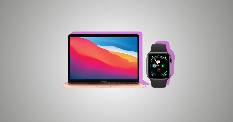 Macbook Air 2020 And Apple Watch Series 5