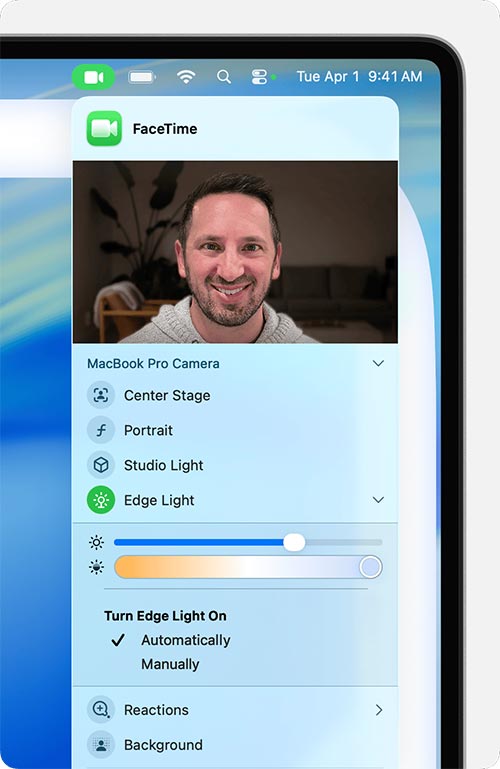 Macos Tahoe 26 Edge Light Menu