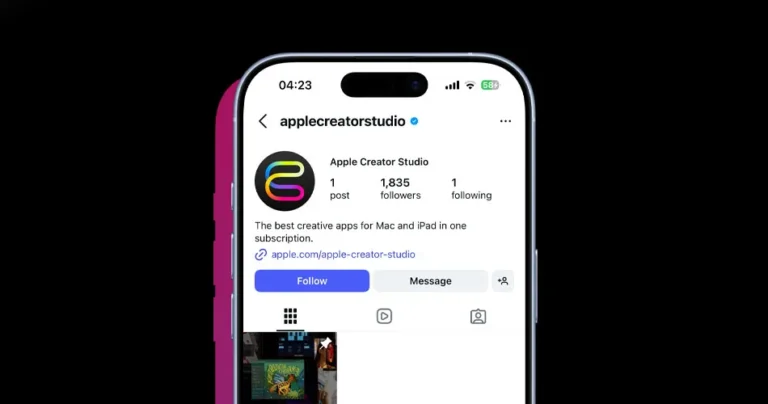 Apple Creator Studio Gets Its Own Instagram Account