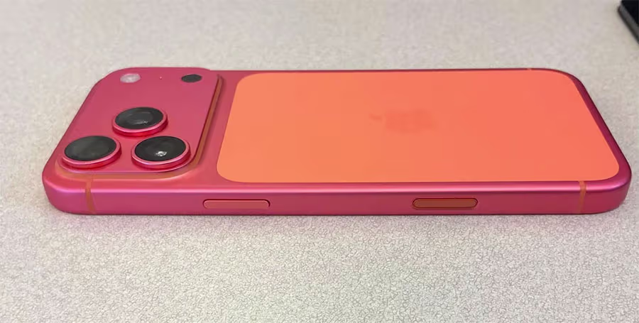 Iphone 17 Pro Max Cosmic Orange Color Changed To Pink 1