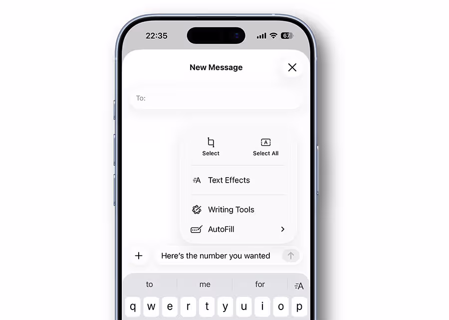Iphone Autofill Select