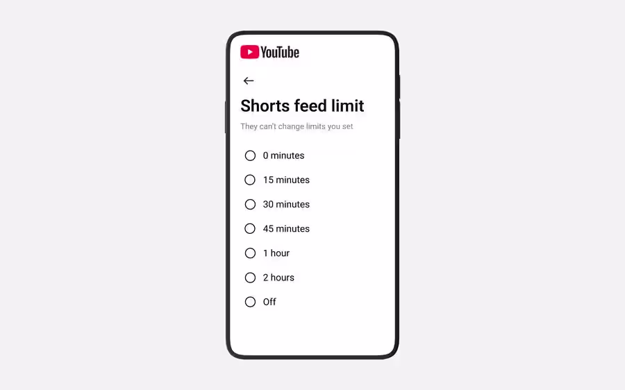 Youtube Shorts Feed Time Limit