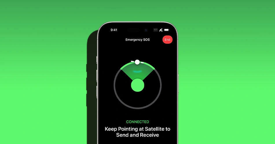 Emergency SOS Via Satellite