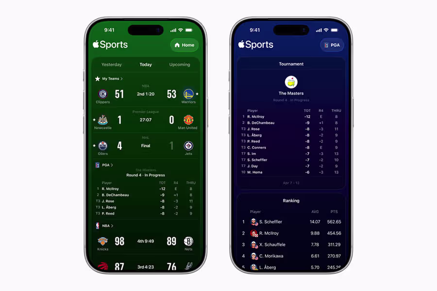 Apple Sports Updated