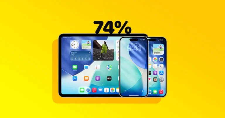 iOS 26 Adoption Reaches 74% on Recent iPhones, Slightly Behind iOS 18