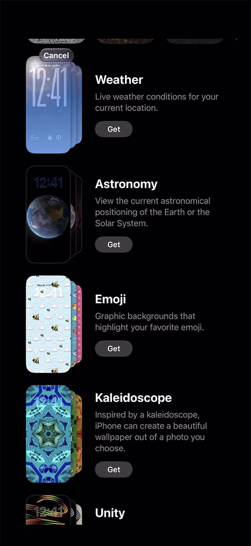 IOS 26.4 Wallpaper Gallery Changes
