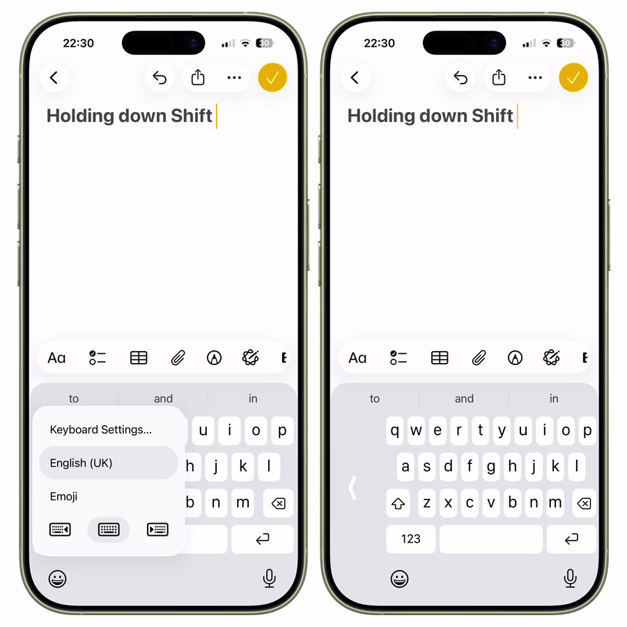 Ios 26 Keyboard One Handed Layout