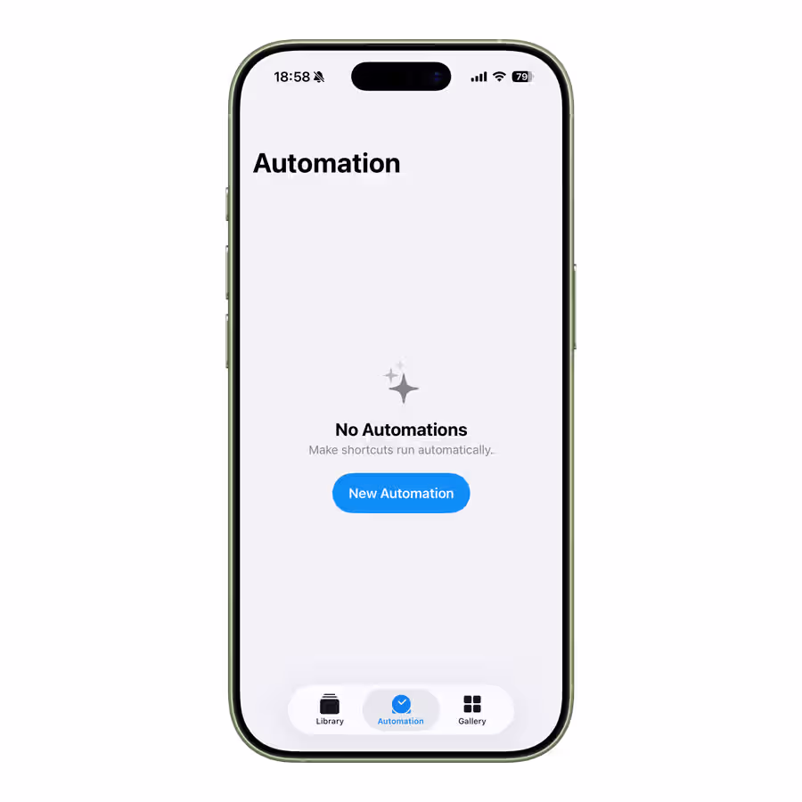 Ios 26.4 New Shortcut Automation