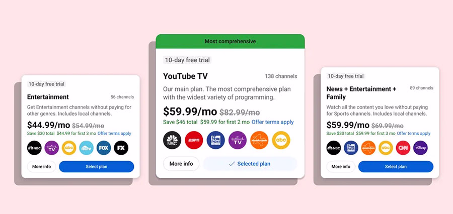 Youtube Tv Plans Prices 2026