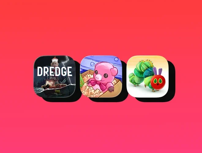 Apple Arcade adds DREDGE+, Unpacking+, and My Very Hungry Caterpillar+ in April