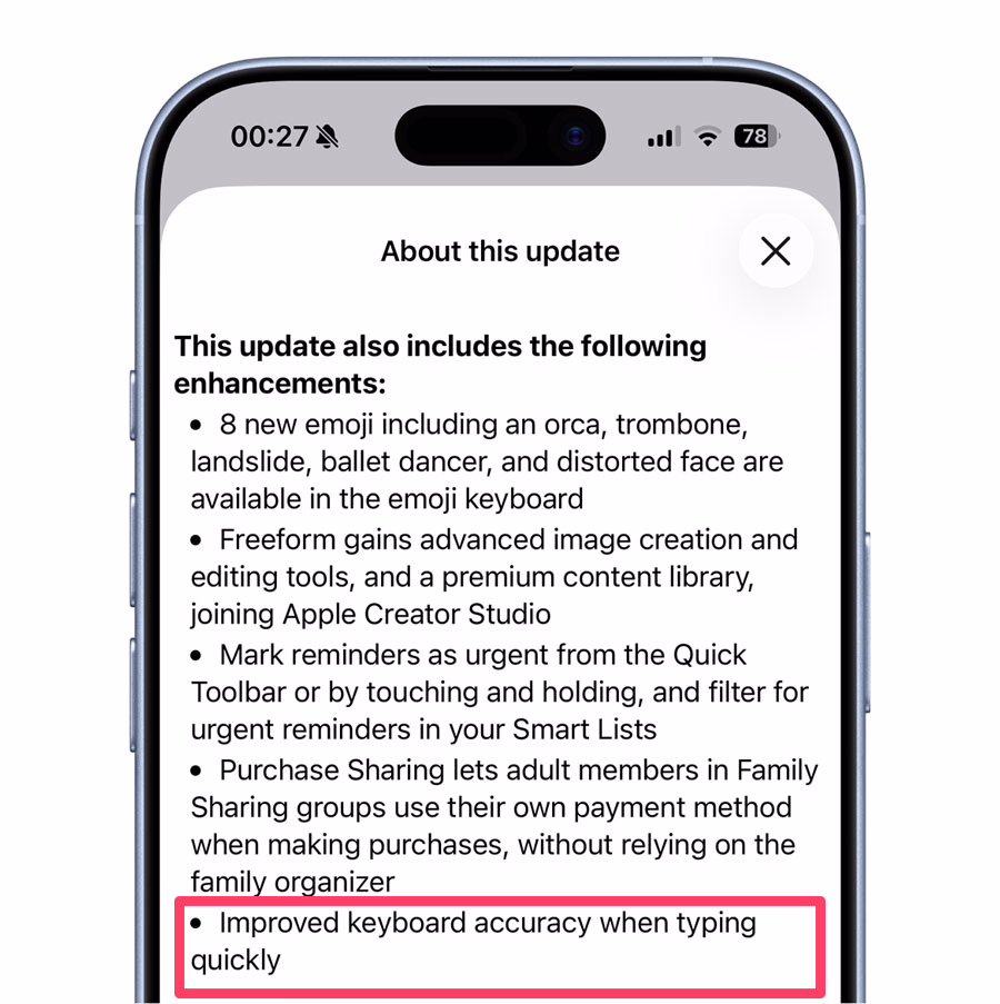 Ios 26.4 Release Notes Keyboard Fix 1