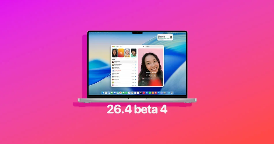MacOS 26.4 Beta 4