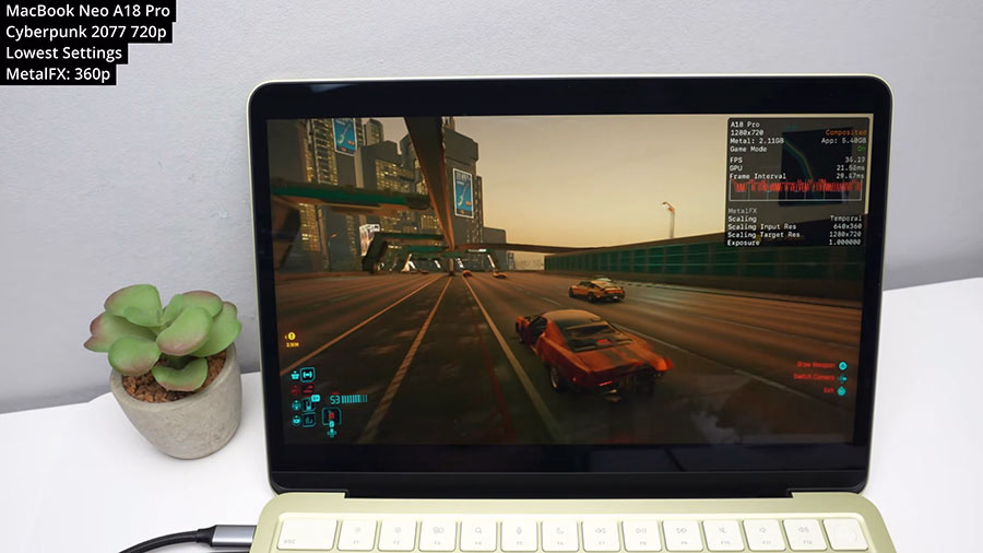 Macbook Neo Cyberpunk