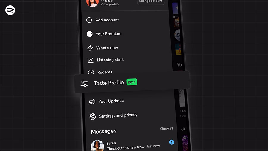 Spotify Taste Profile Beta 2