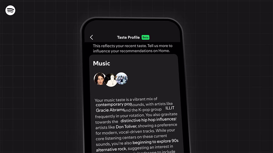 Spotify Taste Profile Beta